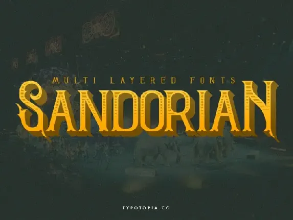 Sandorian Display font