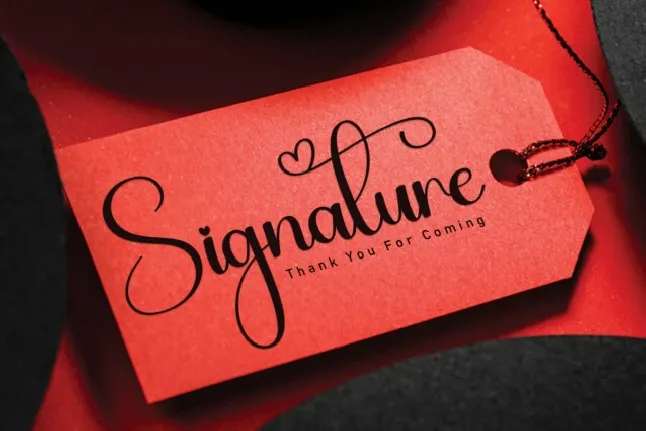 Valentine Calligraphy Typeface font