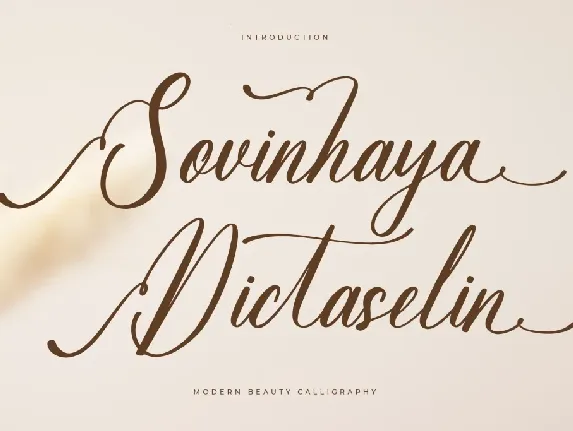 Sovinhaya Dictaselin DEMO VERSI font