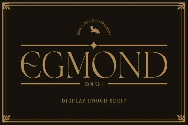 Egmond Rough font