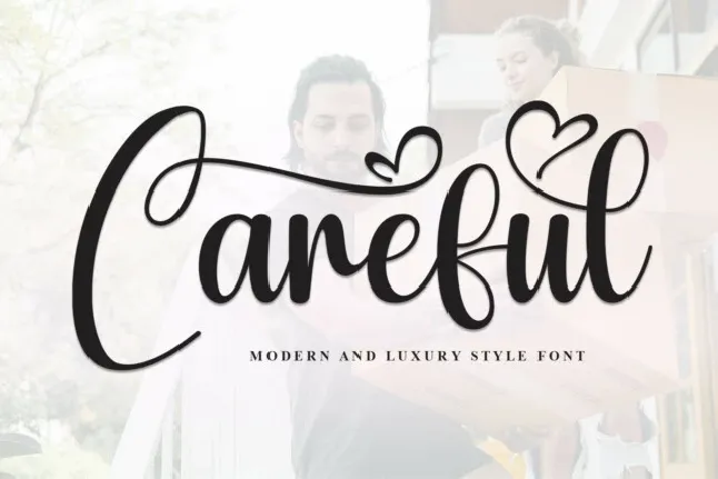 Careful Script font