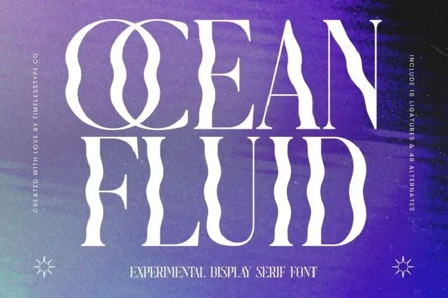 Ocean Fluid font