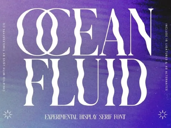 Ocean Fluid font