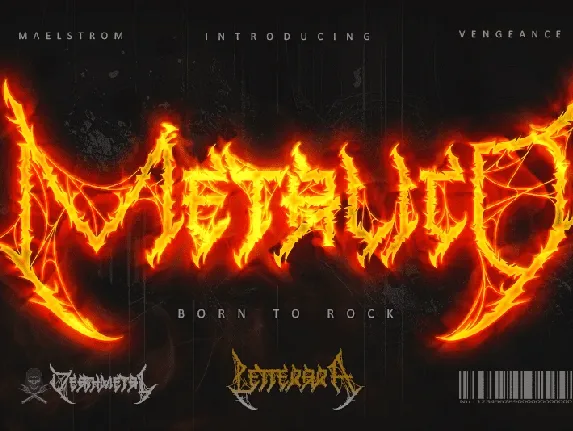 Metalico - Personal use font