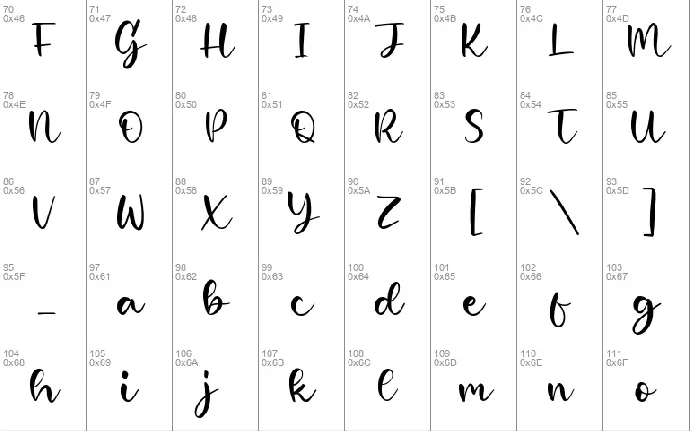 Girlish font