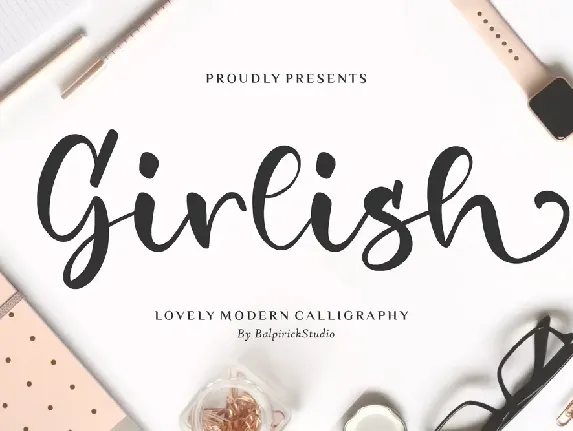 Girlish font