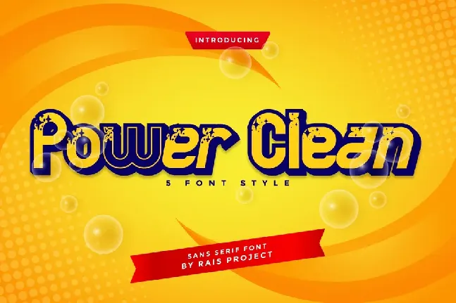 Power Clean Demo font