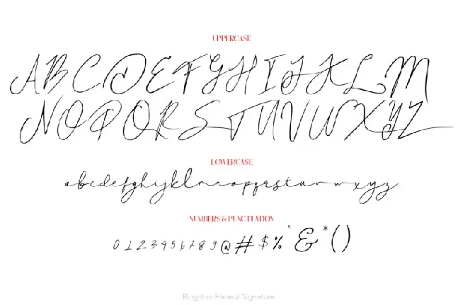 Ringston Haneul font