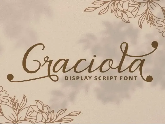 Graciola font