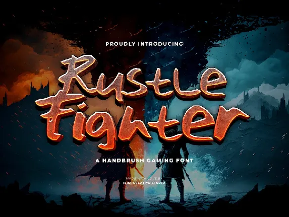 Rustle Fighter font