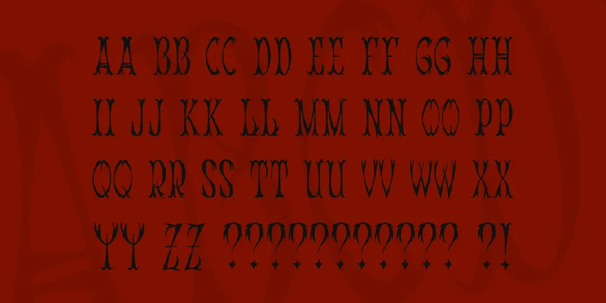 JMH Zarracena font