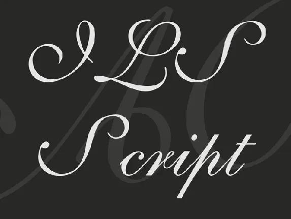 ILS Script font