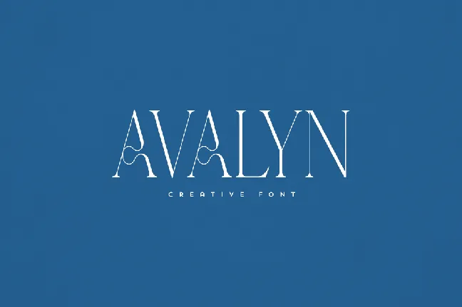 Avalyn font