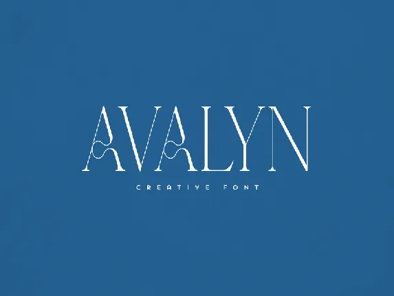 Avalyn font