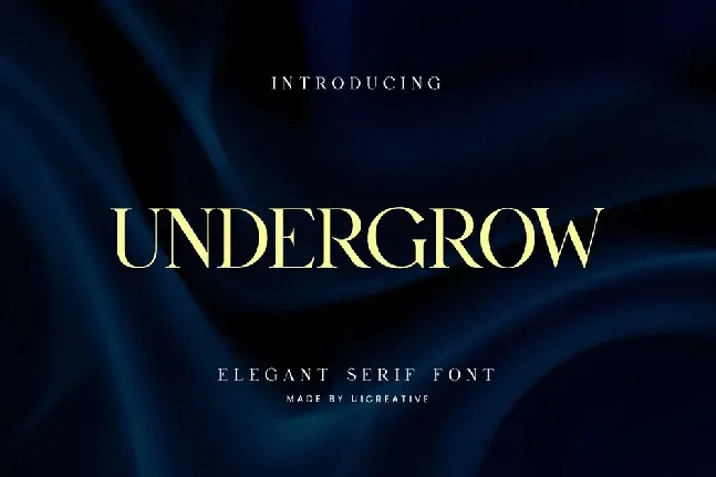 Undergrow font