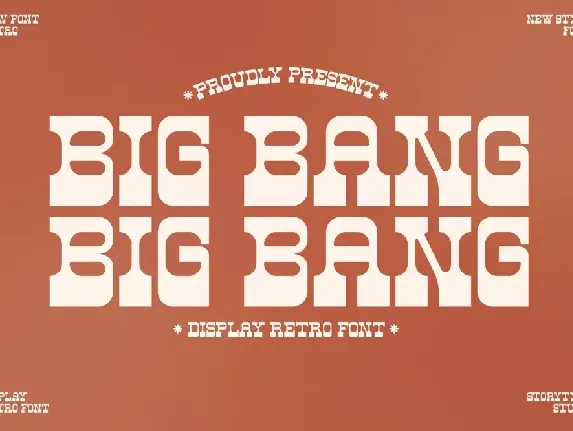 BIG BANG font