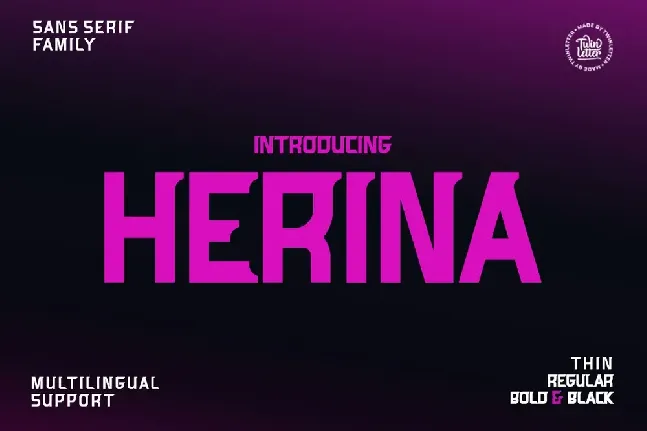 Herina font