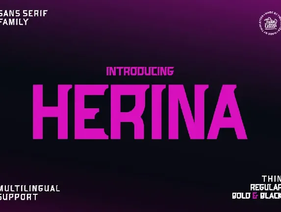 Herina font