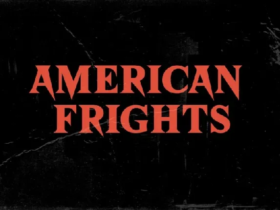 American Frights Serif font