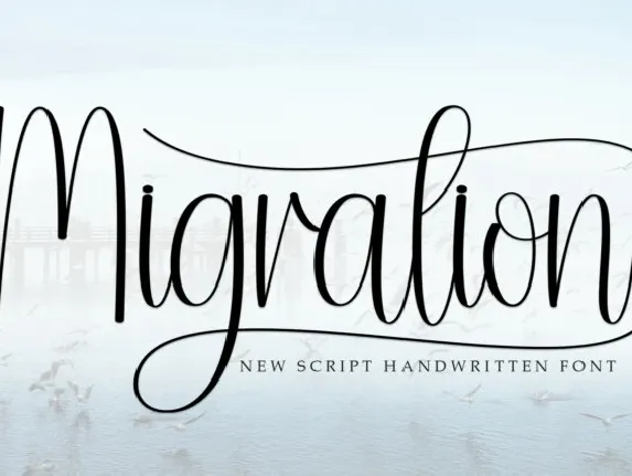 Migration Script font