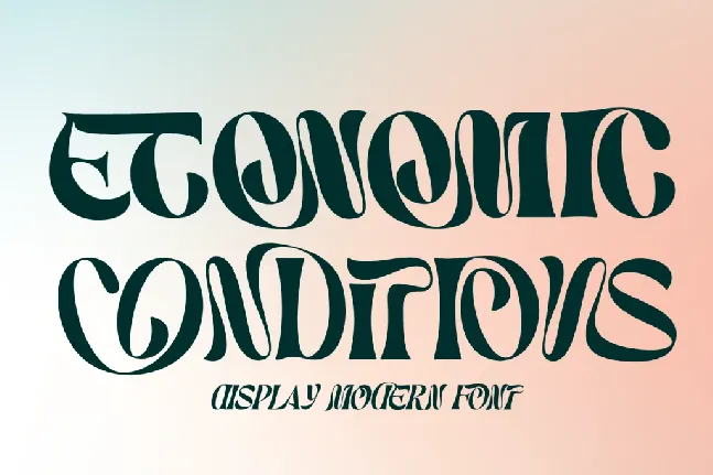 Economic Conditions Demo font