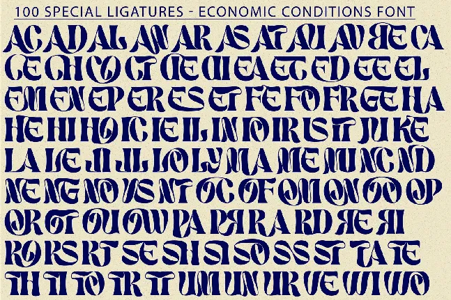 Economic Conditions Demo font