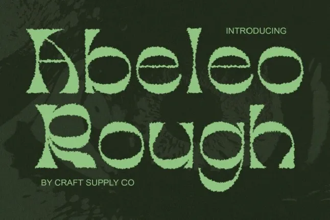 Abeleo Rough font