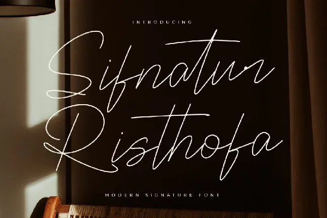 Sifnatur Risthofa DEMO VERSION font