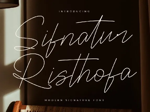 Sifnatur Risthofa DEMO VERSION font