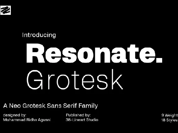 Resonate font