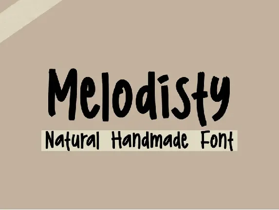 Melodisty - Personal Use font