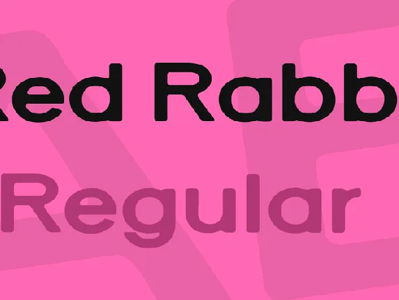 Red Rabbit font