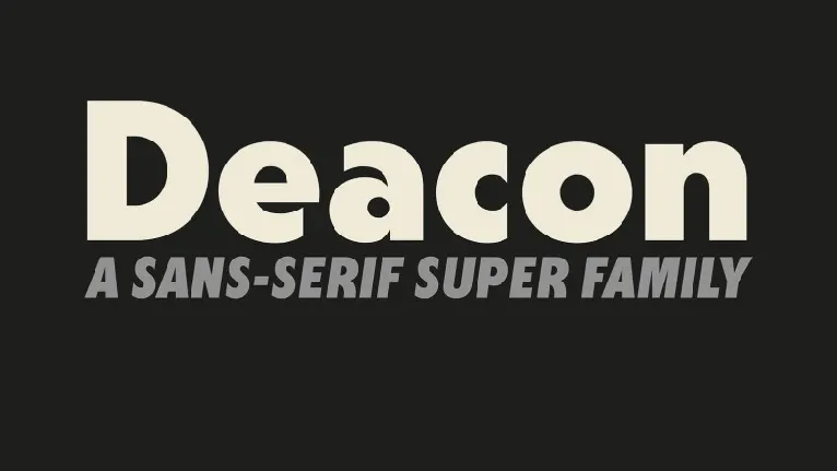 Deacon Family font