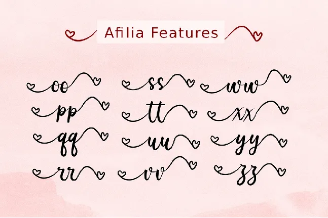 Afilia Script font