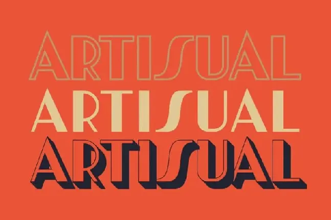 Artisual Deco Display font