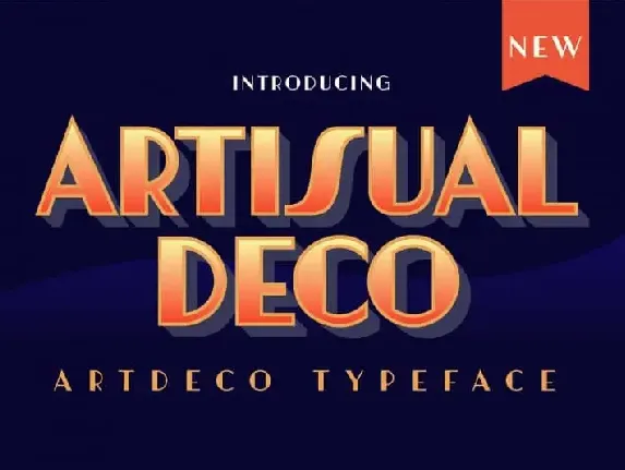 Artisual Deco Display font