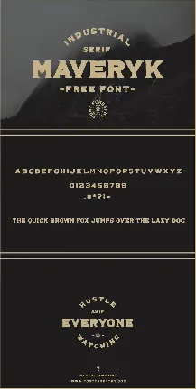 Maveryk Typeface font