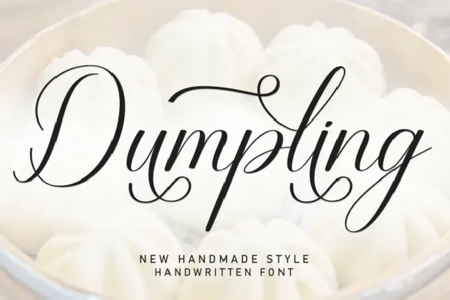 Dumpling font