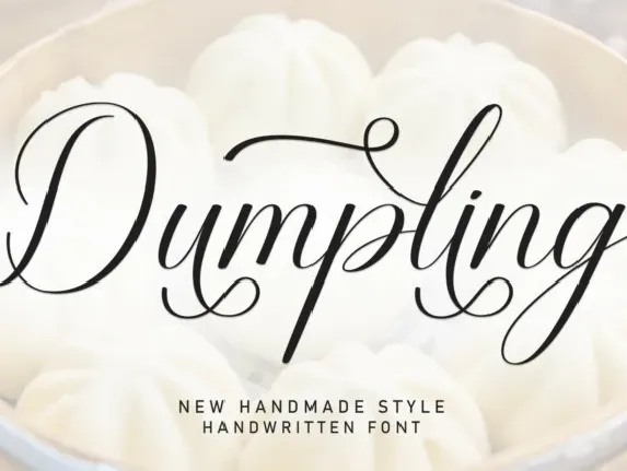 Dumpling font