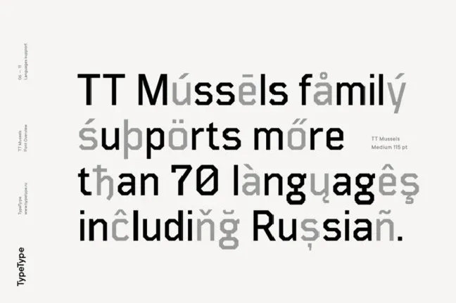 TT Mussels font