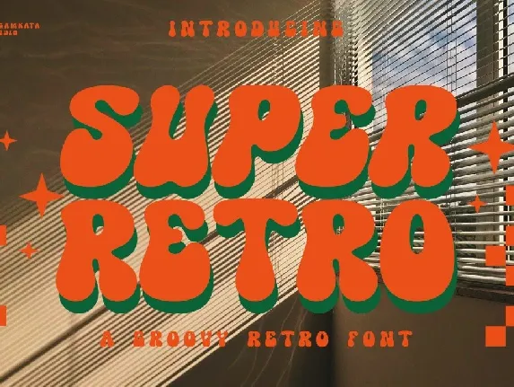 Super Retro DEMO font