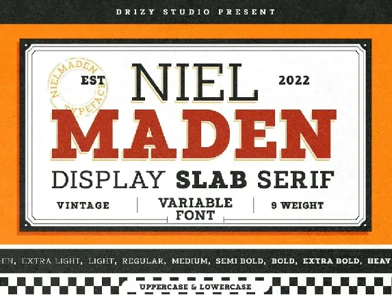 Nielmaden font