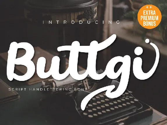 Buttgi font