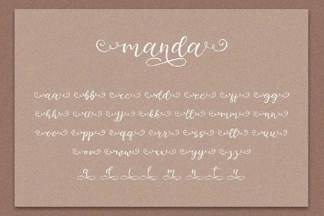 Manda font