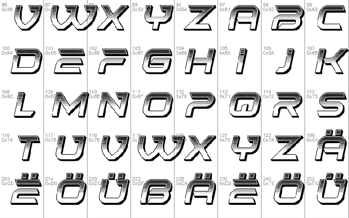 Baiser font