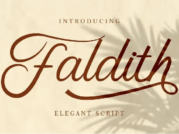 Faldith font