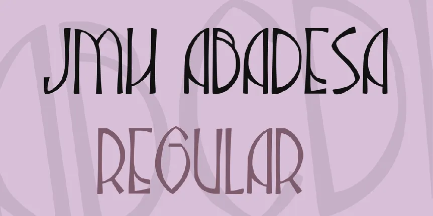 JMH Abadesa font