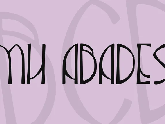 JMH Abadesa font