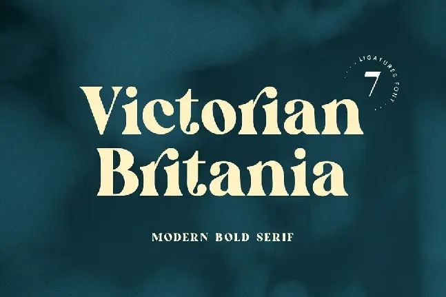 Victorian Britania font