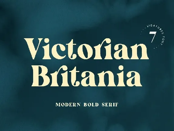 Victorian Britania font